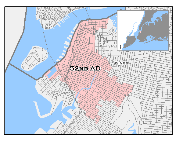 52nd Assembly District Map