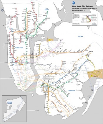    on Mta   S Subway    Hurricane Sandy Recovery Map      Brooklyn Bugle