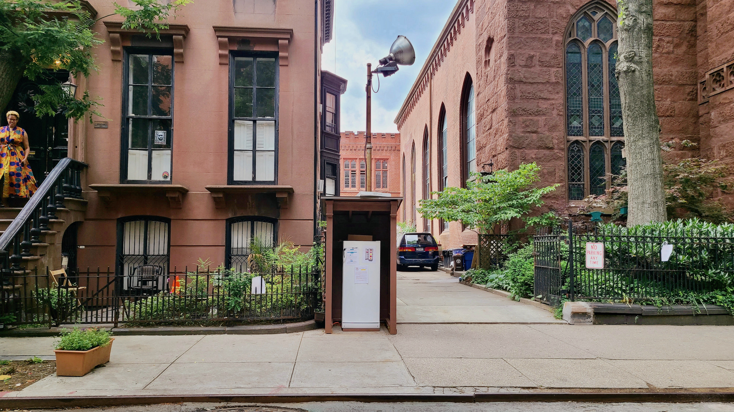 Brooklyn Heights Community Fridge at 124 Henry Street