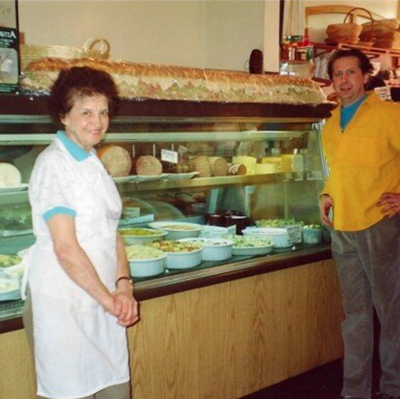 Jim with his mom Anna at the Original Cranberry's